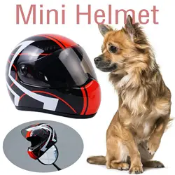 Fashion Pet Safety Mini Motorcycle Helmet Small Dog Styling Anti-collision Props Cute Pets Cat Hat Toys Riding Puppies Phot F1S9