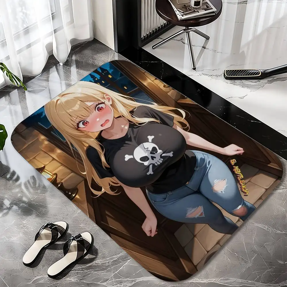 

My Dress Up Darling Floor Mat Printed Large Carpets Room And Bedroom Carpets Bathroom Anti Slip Door MATS Small Carpets