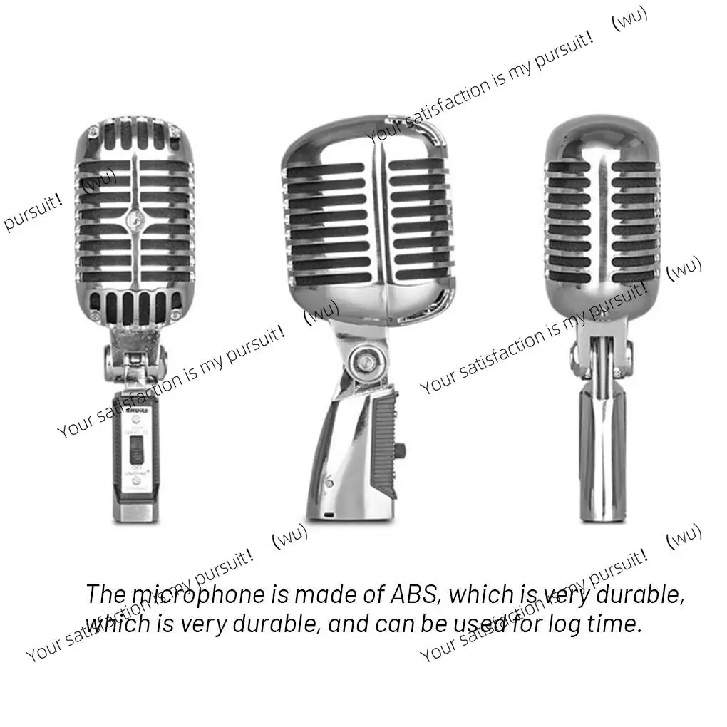 Dynamic Mic Vintage Bar Club Stage Show KTV Speech Interview Chat Mic Home