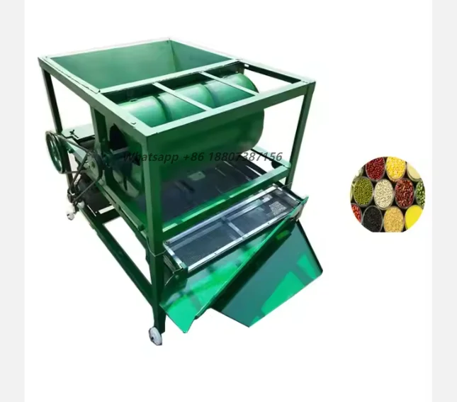 Automatic Farming Processing Grain Sorting Soybean Seed Cleaner Vibration Screening Machine Grains Sieving Machine