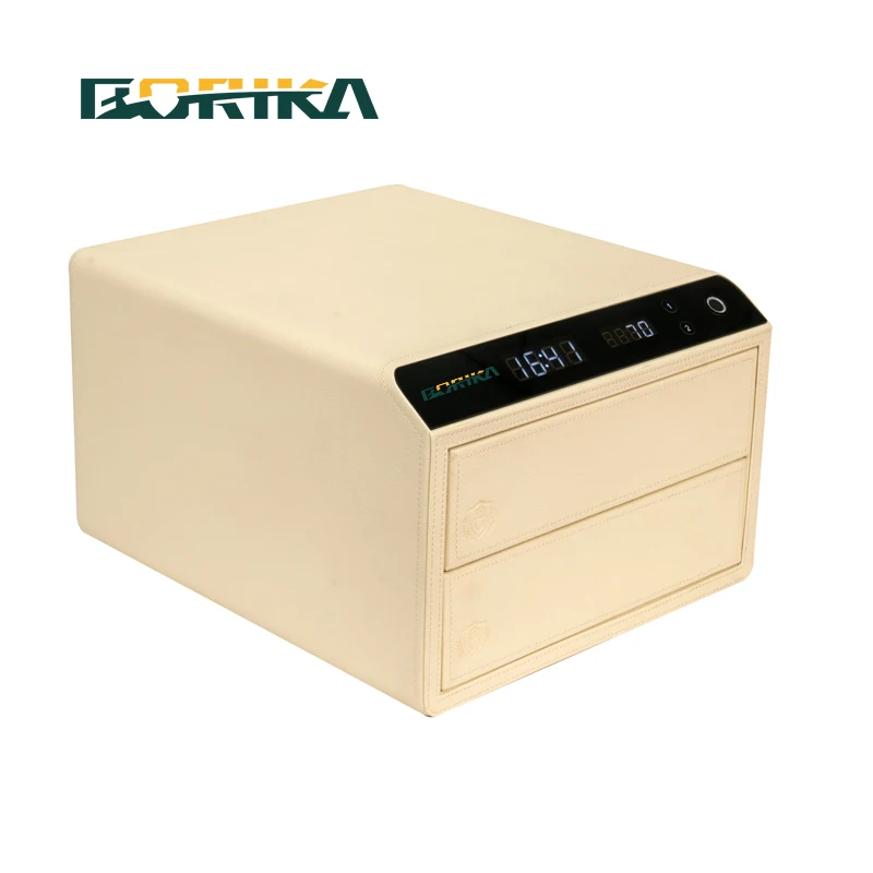 Electronic Fingerprint Biometric Safe Lock Strongbox Cash Security Secret Home Safe Box