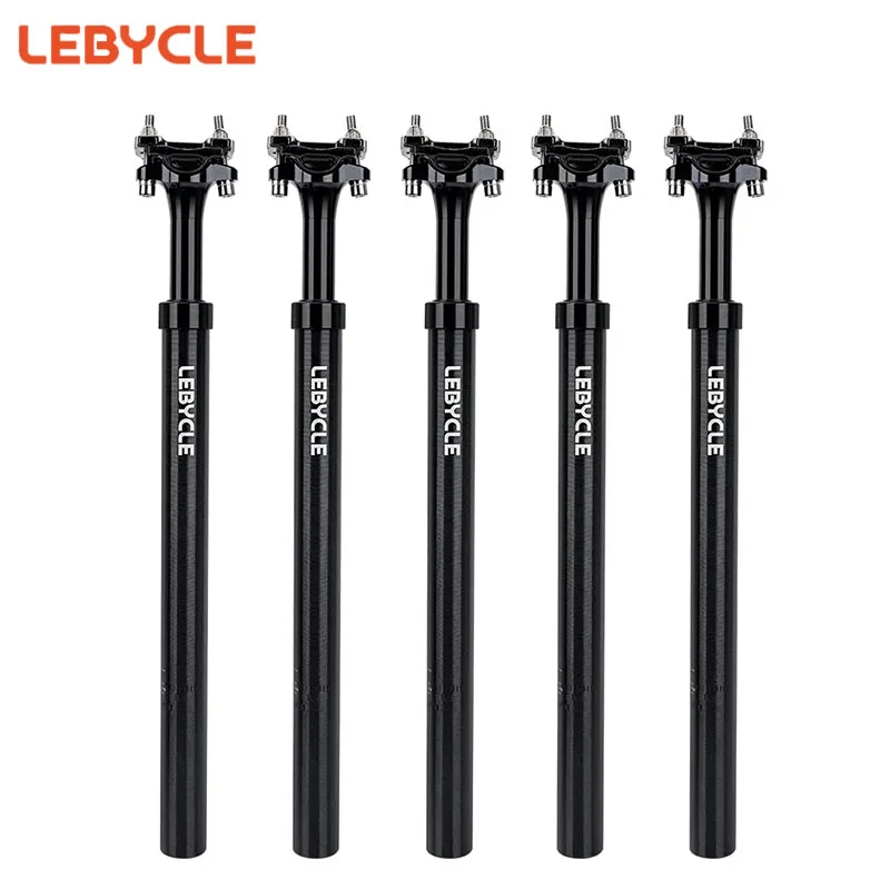 

Lebycle MTB Bike Aluminum alloy 400MM shock absorber Seatpost Adjustable Suspension Seat Post Travel 50MM