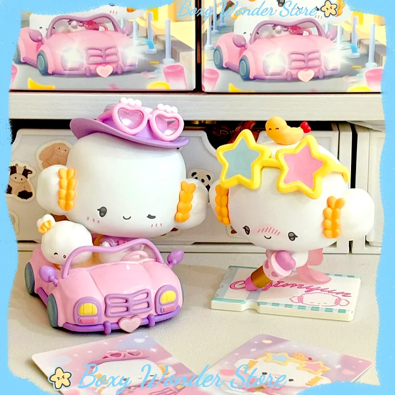 

Оригинальная серия Cogimyun Shining Star: коллекционные фигурки Sanrio в закрытых коробках, модные настольные украшения, подарок для девочек, кавайные куклы, хит продаж