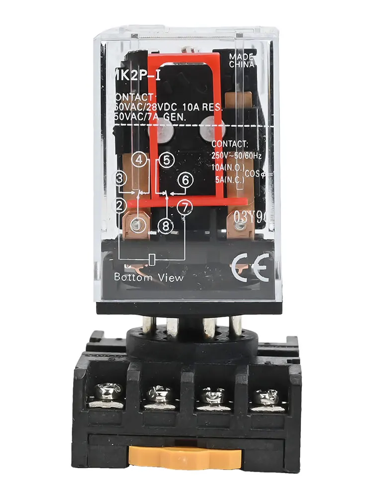 For Electrical Components General Purpose Relay Power Relay Relay Control As Show Flame Retardant Base Plug-in Socket