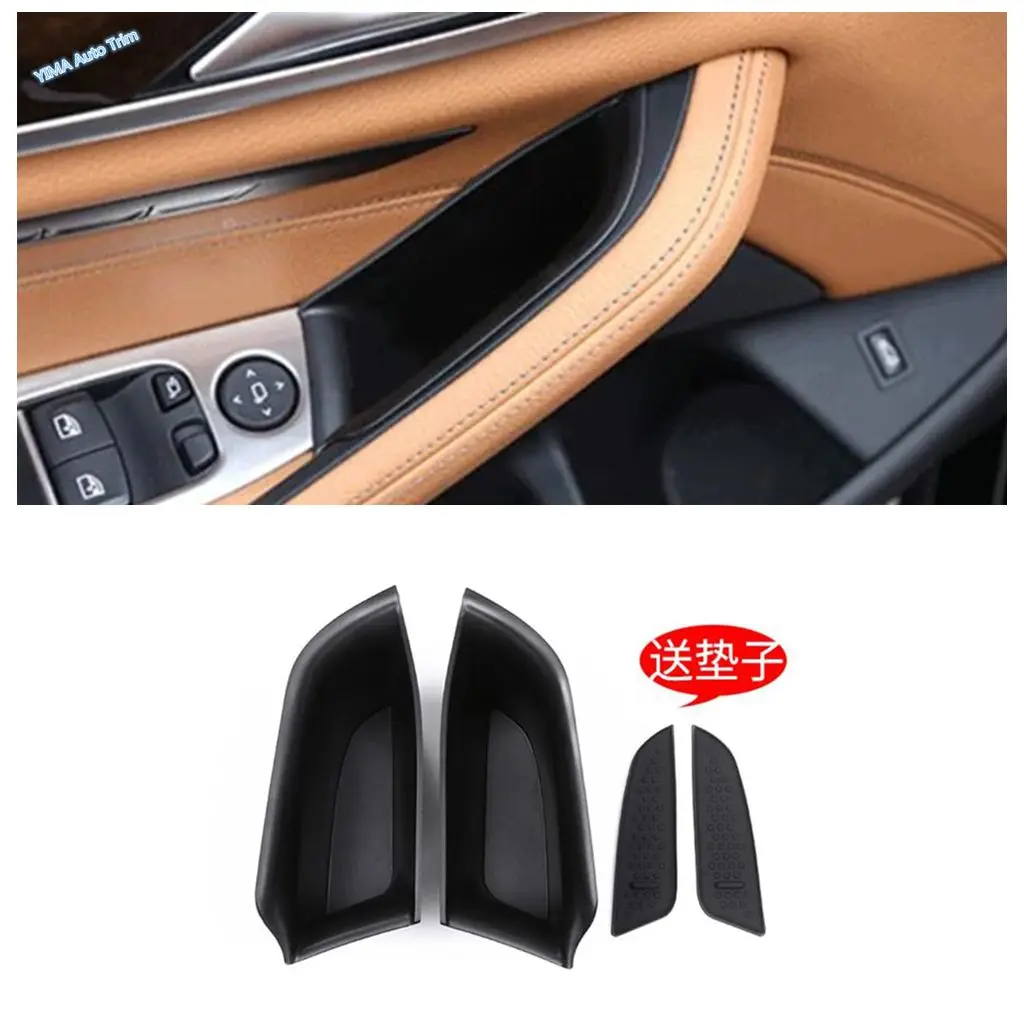 

For BMW 5 Series G30 530I 2017 2018 2019 2020 2021 2023 Car Accessories Front Door Storage Box Tray Holder Container Organizer