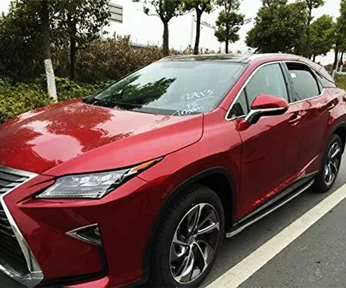 วิ่งด้านคณะกรรมการขั้นตอนบาร์Nerf FitสําหรับLexus RX 350 450H 2016-2020 รถอุปกรณ์เสริม