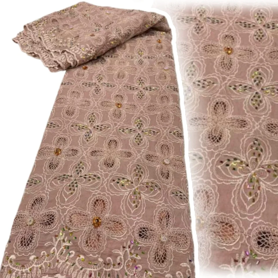 

Роскошный благородный шифоновый хлопковый шнур, ткань 2025 г., высокое качество, австрийский шифон, кружево с кристаллами и камнями для свадебного вечернего платья CC1784