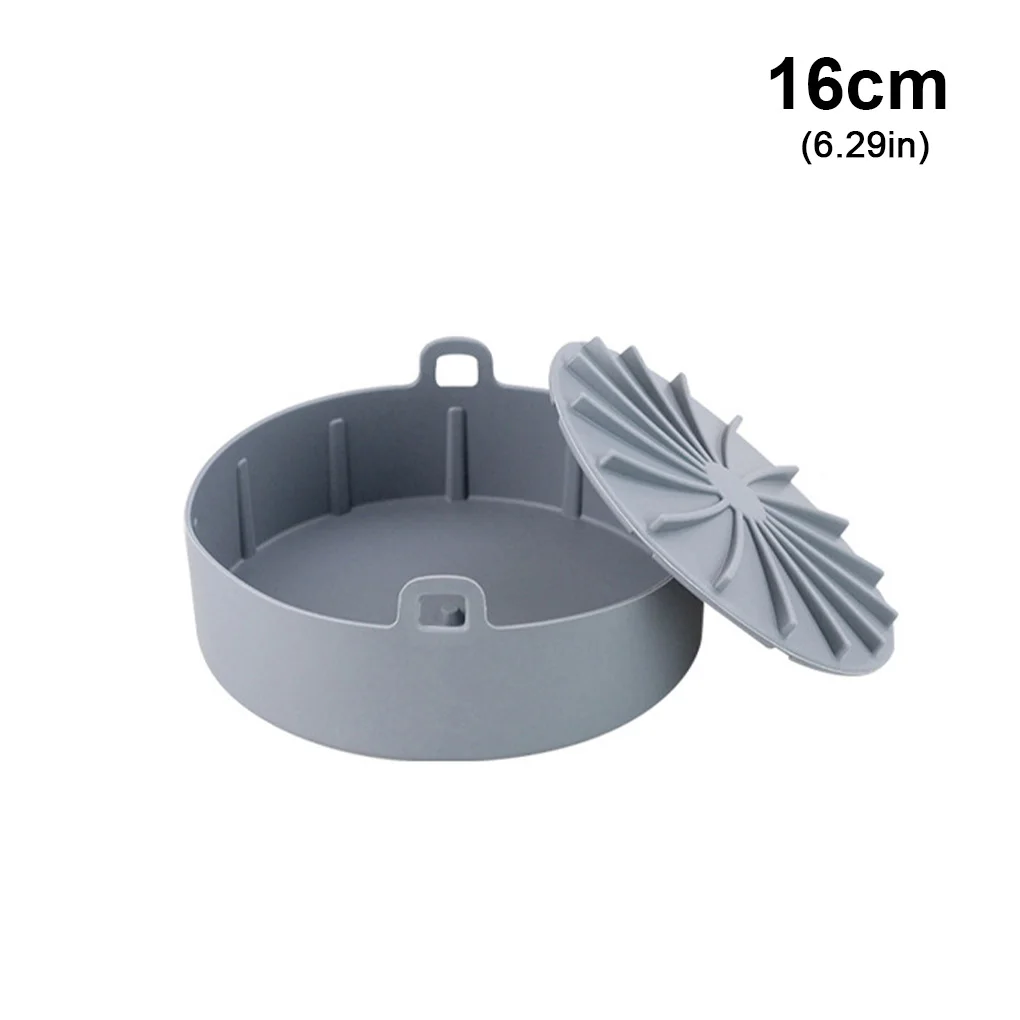 Air Fryer Silicone Pot Non-stick Baking Basket Reusable Fried Chicken Tool