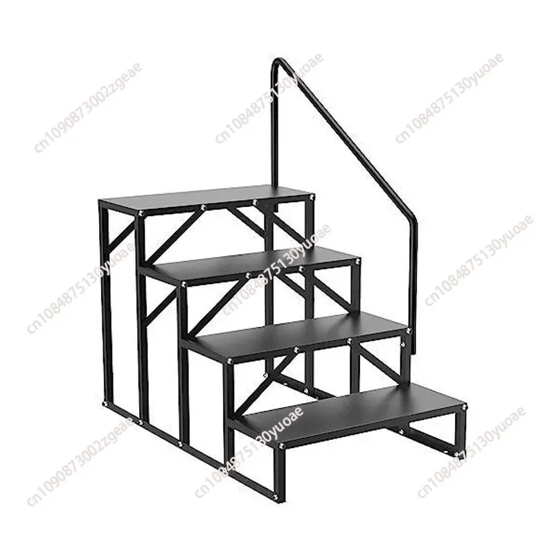 RV Steps Ladder Stepping Bathtub Ladder Two, Three, Four Movable Stair Handrails