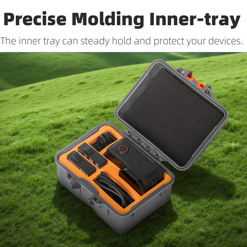 Mini capa dura para insta360 ace pro 2/1, portátil, à prova d'água, resistente a choques e à pressão para insta360 ace access