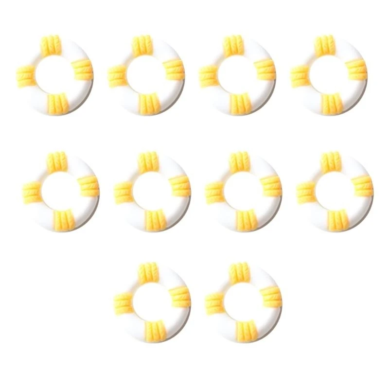 

10Pcs Resins Coastal Theme Embellishments for Crafting and Decoration