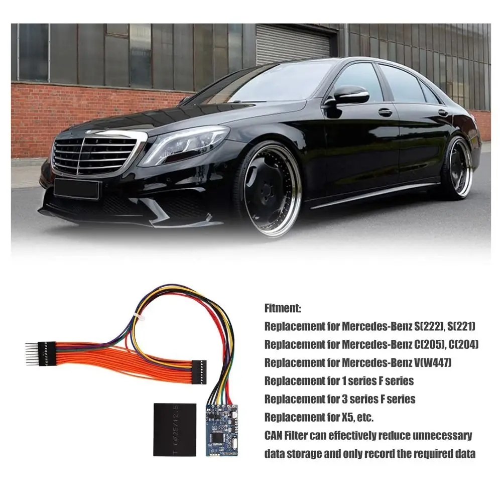 Multiple Functions CAN Filter Mileage Tool Diagnostic Odometer Correction CAN Bus Filter Plug and Play CAN Filter for Benz/BMW
