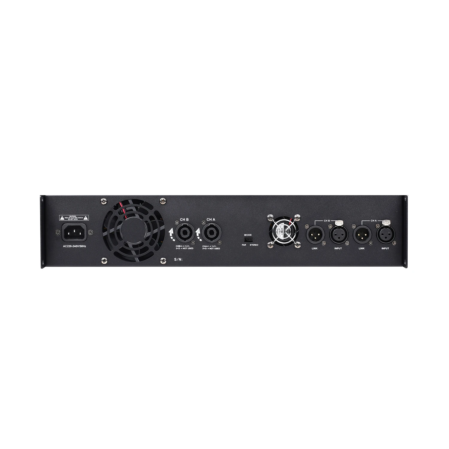 MD-1000 2U Rack Mount Power Amplifier 2x1000W Professional High Efficiency Digital Amp for Stage DJ KTV Live Sound PA System