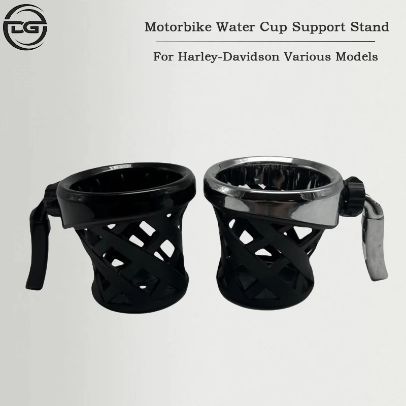 Motorcycle Handlebar Cup Holder Drink Mounted For Harley Dyna Softail Electra Glide 1996-up For Honda Goldwing GL1800 2001-2017