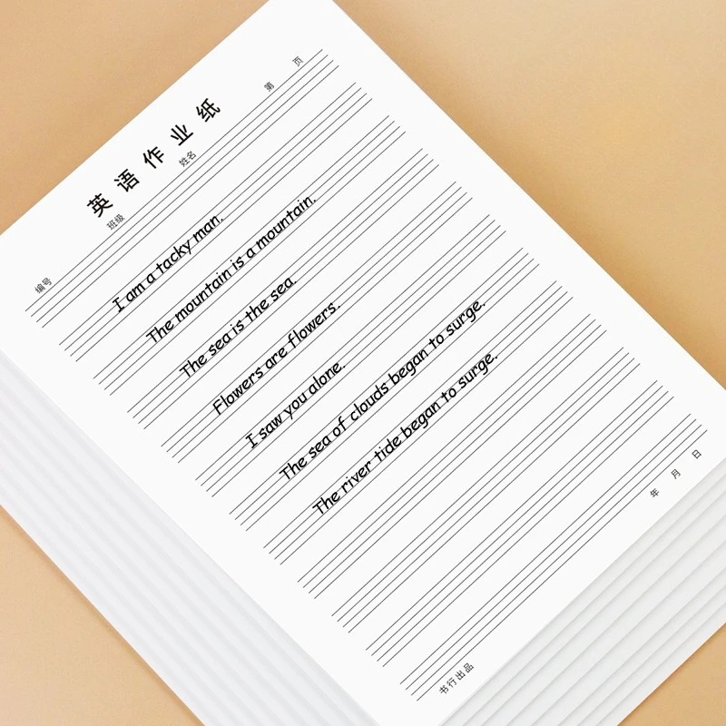 thickened-black-lines-english-book-with-four-lines-and-three-grids-pinyin-book-english-vocabulary-calligraphy-exercise-book