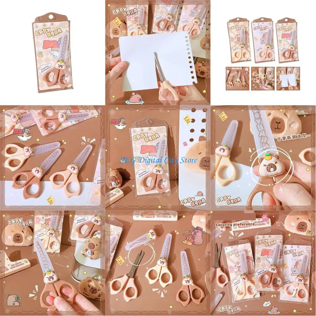 U75B Мультяшные безопасные ножницы со