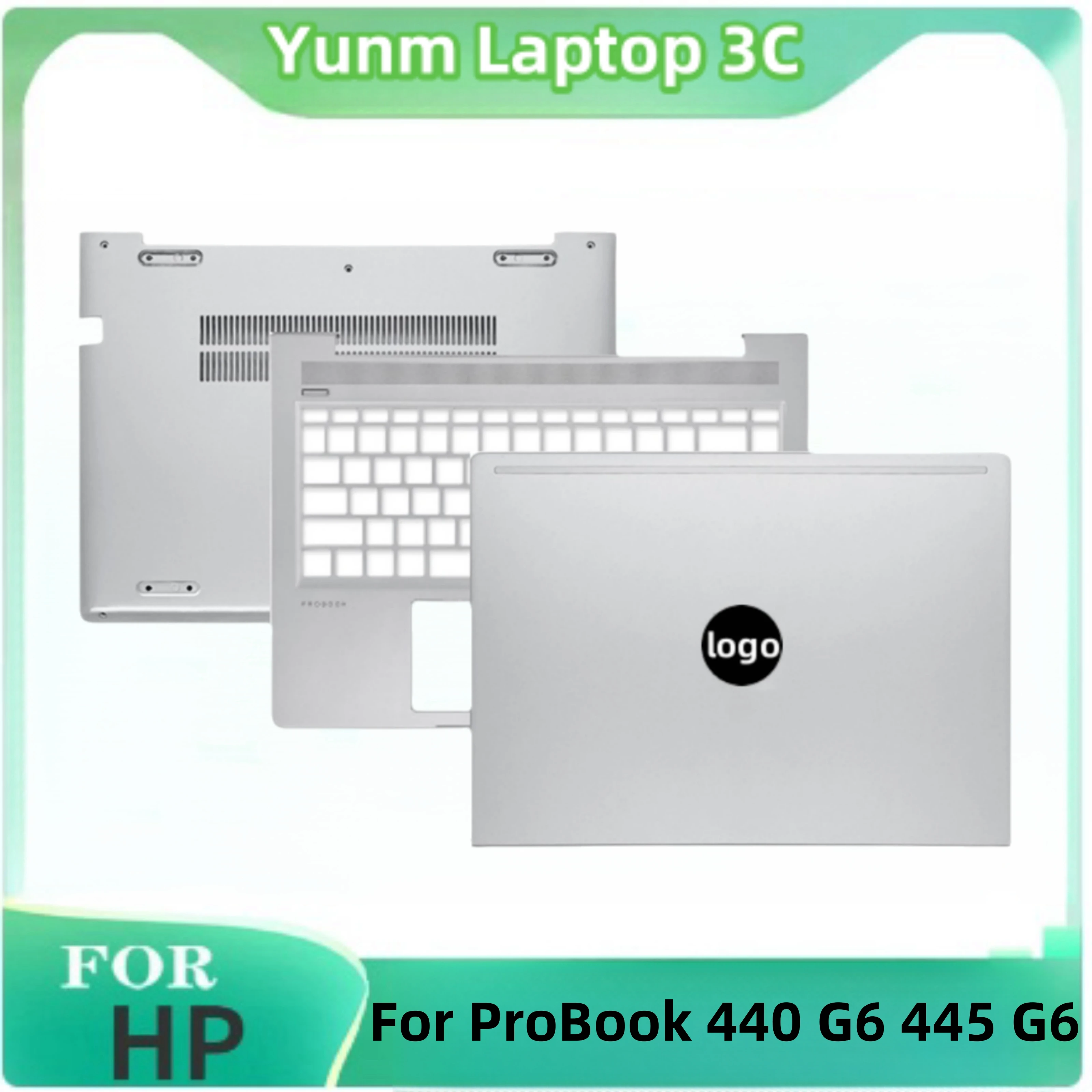 

For HP ProBook 440 G5 G6 445 G6 G7 Series New Original Laptop LCD Back Cover/Palm Rest Upper Case/Bottom Case/Touchpad/Silver