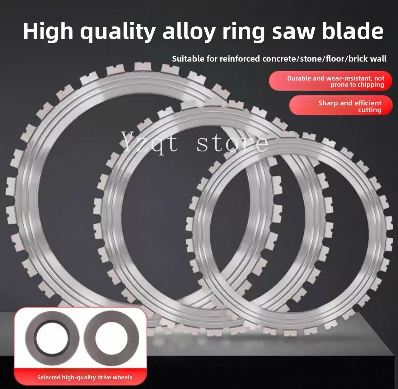 BHJ410 high frequency ring saw saw blade cutting wall cutter concrete door and window cutting blade sharp and wear-resistant