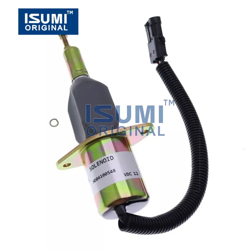 Solenoide de Corte de Combustible, para Motor Cummins 6BT 5.9L y 6CT, para Case 7210, 12V, 3923680 3928160, Pieza