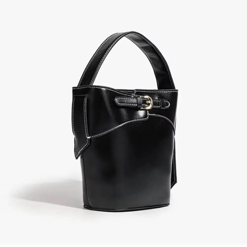 

Cross-border Bucket 2025 Fashion Versatile Handbag With Pin Buckle Decoration Shoulder Crossbody Bag For Women сумка через плечо