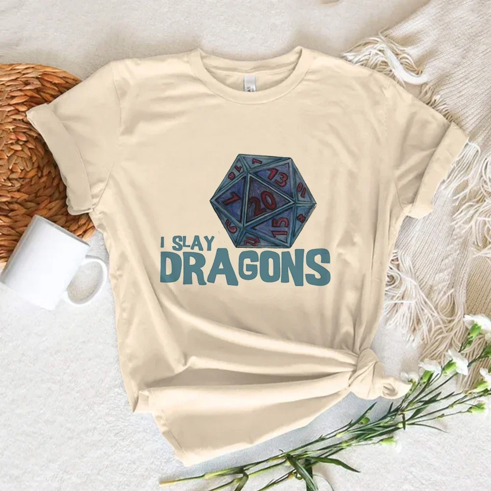 Dnd Tee Women Graphic Streetwear T-shirts Female Comic Y2k Clothes