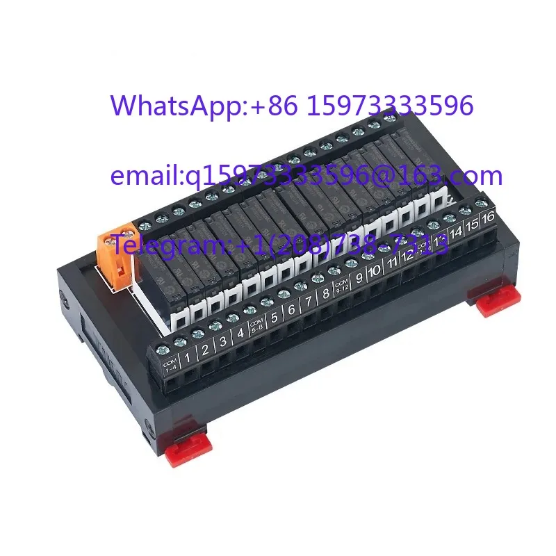 SK Series Relay Module Control Board and PLC Amplifier DIN Rail Pluggable 4-16 Channel 5-24V NPN/PNP Compatible