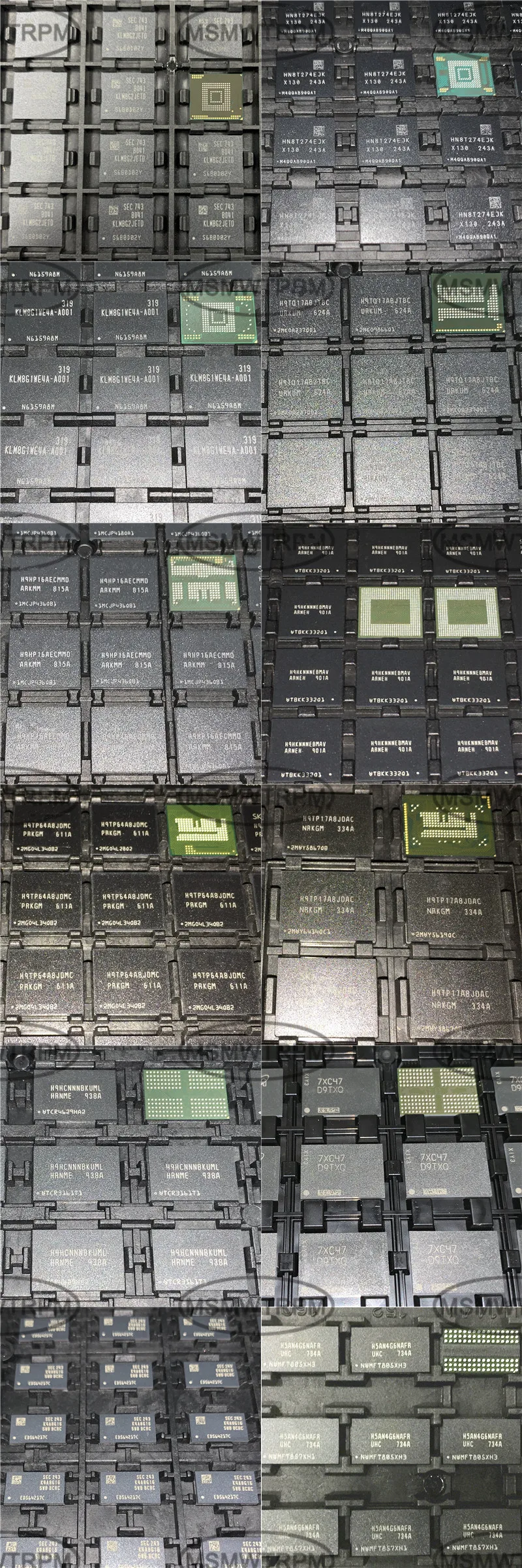 KLMAG1JETD-B041 EMMC5.1 16GB 153FBGA Chip Memori IC Komponen Elektronik Baru Asli