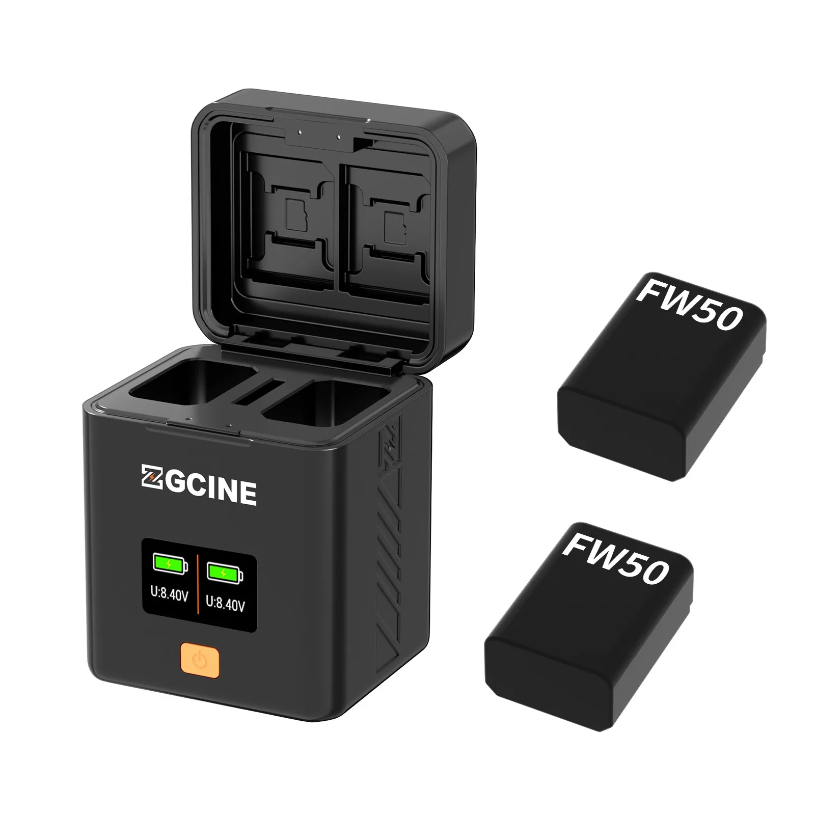 ZGCINE PS-FW50 Charging Case for SONY NP-FW50 Battery,ZG FW50,fw50.