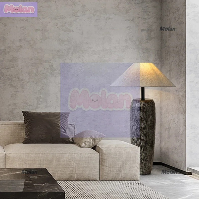 

Wabi Sansi Floor Lamp Living Room Bedroom Homestay Designer Zen Desk Lamp Retro Japanese Wabi Sansi Floor Lamp