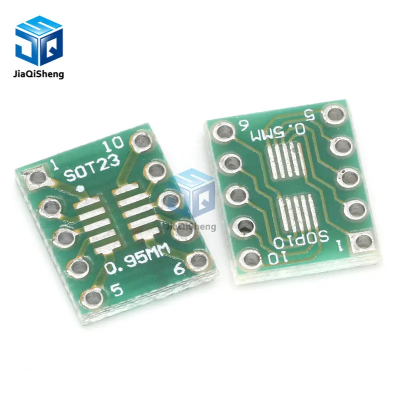 10 pz SOT23 MSOP10 a DIP Transfer Board DIP Pin Board Pitch Adapter