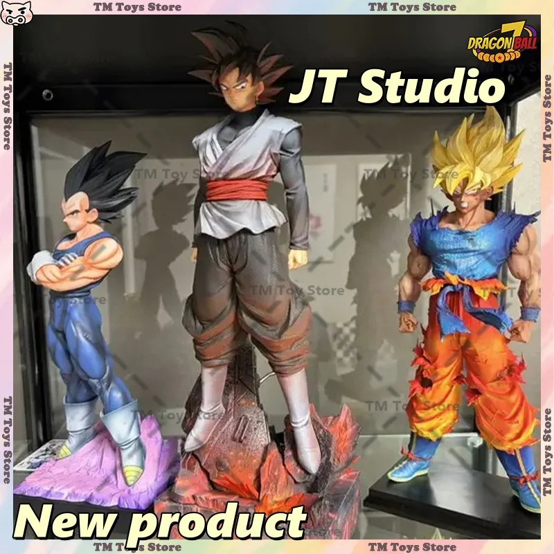 

New JT Studio Dragon Ball Zamasu Anime Figures 37CM Goku Black Figure PVC Statue Desktop Ornament Collection Model Toys Gifts