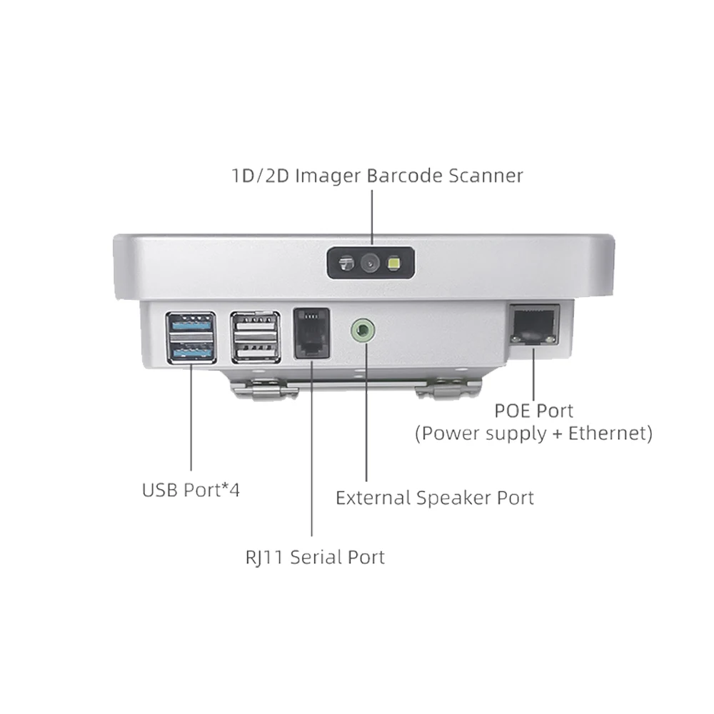 Terminal De 4 núcleos De Scanner De Code QR Android 1D 2D Barcoder Scanner Terminal BT Wifi ER200