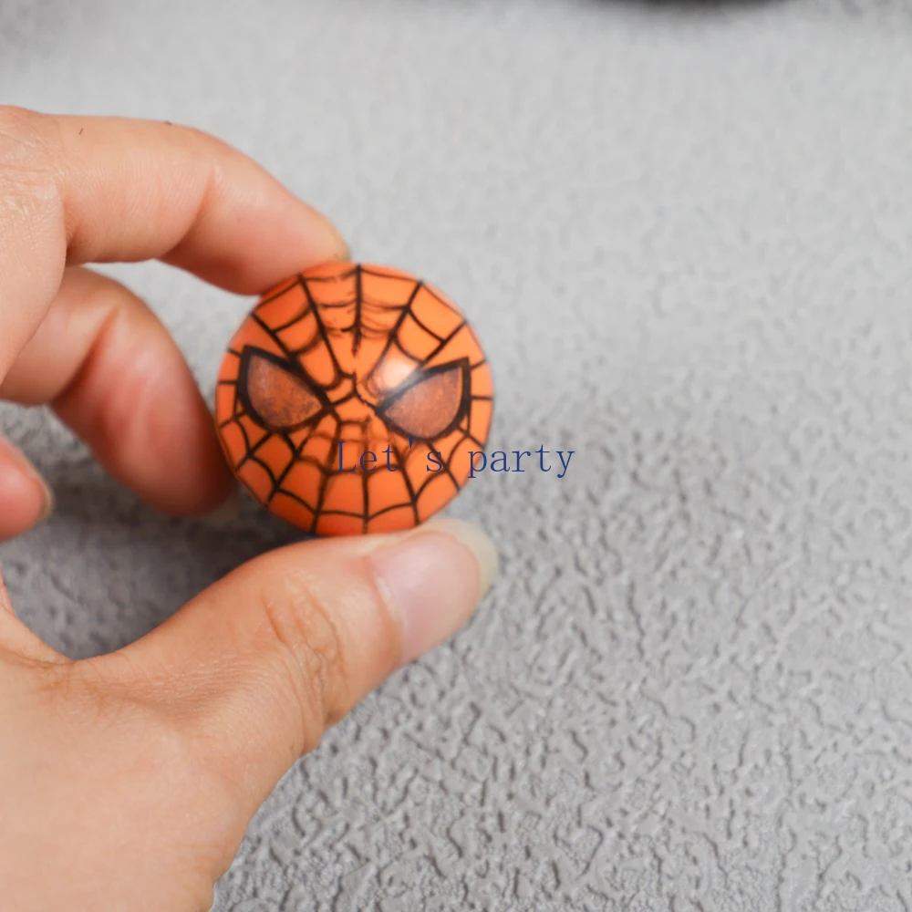 10Pcs Funny Spider Bouncy Ball Jumping Ball Outdoor Toys for Kids Birthday Party Favors Halloween Pinata Fillers School Rewards