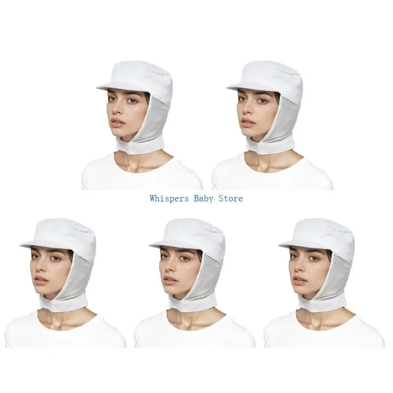 U90E Industrial Grade Cap with Complete Ear and Neck Guard Comfortable Cotton for Hazard Defense