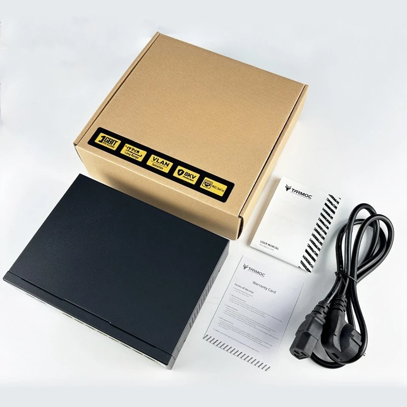 

TSW-1008-2G-120W 8-port Gigabit unmanaged POE switch