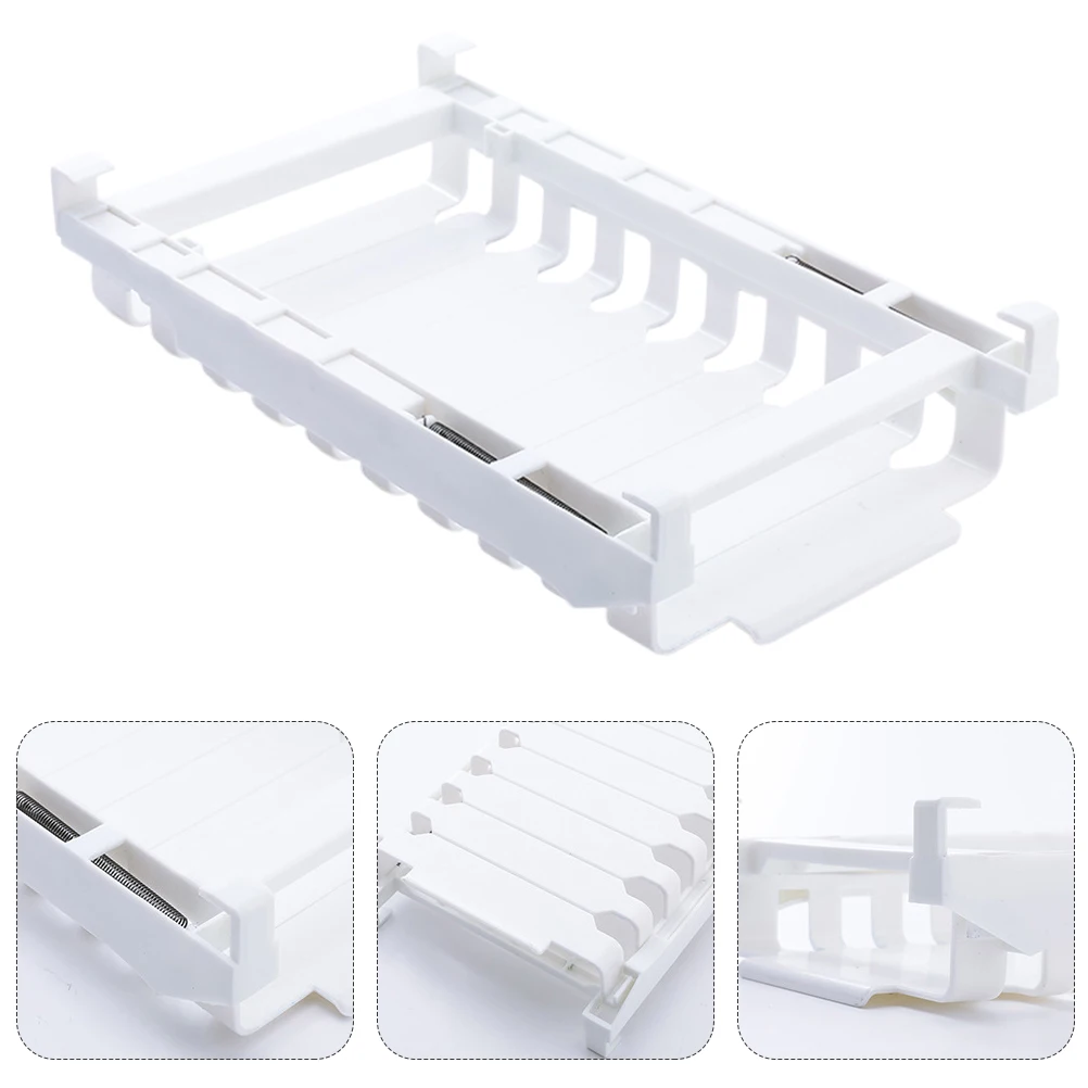 

Adjustable Fridge Organizer Drawer Rack Refrigerator Storage Shelf Accessories Pp Material Easy Install Freezer