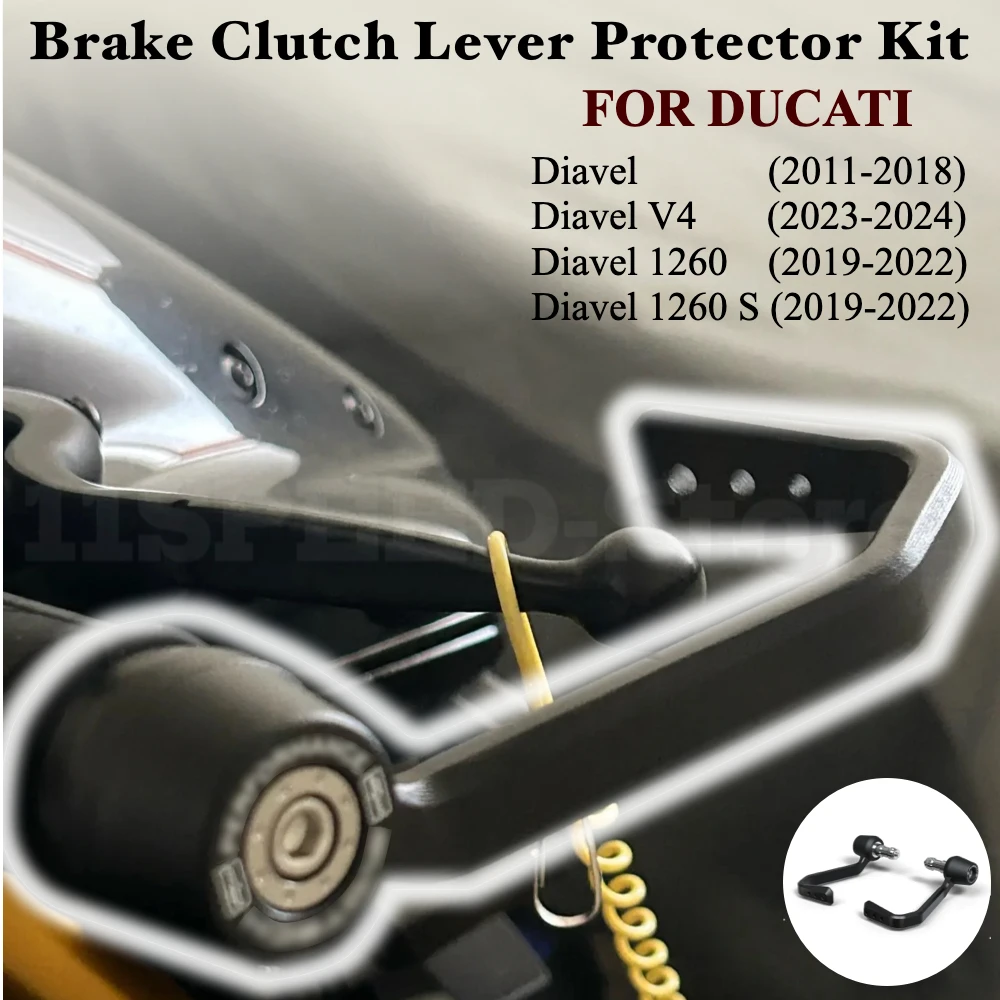 Brake and Clutch Lever Protector Kit motorcycle accessories For Ducati Diavel 1200 1260 1260S V4 2011-2024 Motorcycle