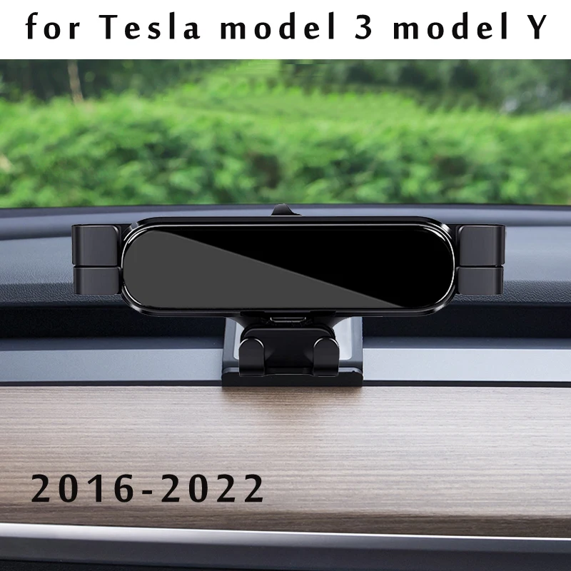 Supporto per telefono da auto per Tesla Model 3 Model Y 2022 2021 2019 staffa per lo Styling dell\'auto supporto GPS supporto girevole accessori