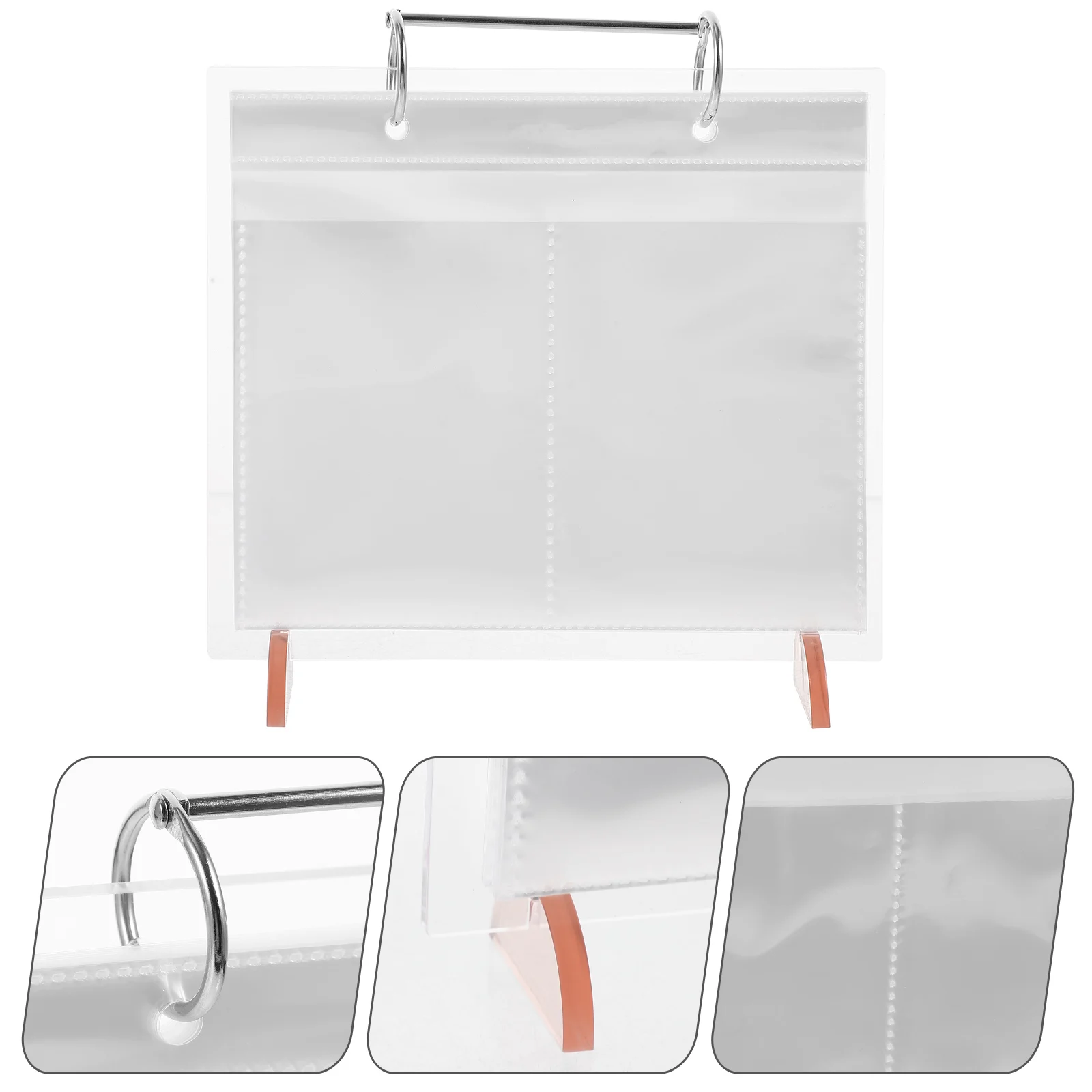 Desktop Calendar Stand Clear Acrylic Design Photo File Card Holder Menu Sign Display Stand Organizer Decorative Rack For Office