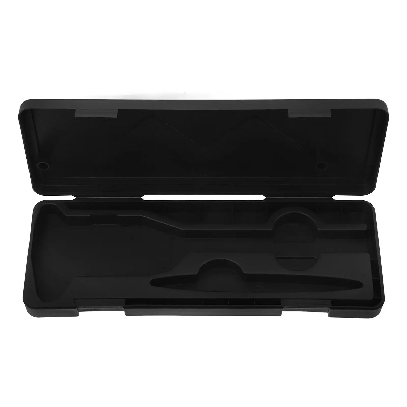 

Digital Caliper Box Measuring Tool Container Black Ruler Holder Travel Storage Case Plastic Caliper Storage Box Compact Size