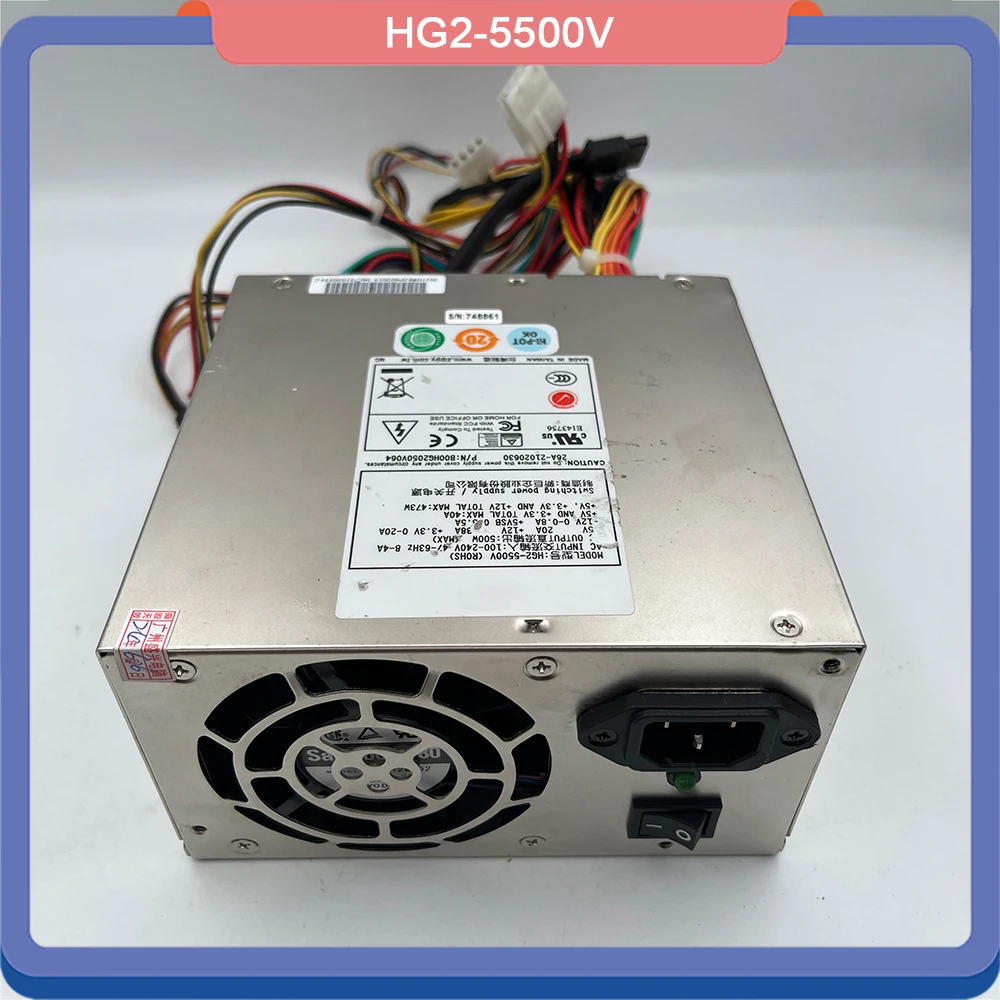 Original For Zippy Emacs Power Supply HG2-5500V 500W Fully Tested,High Quality