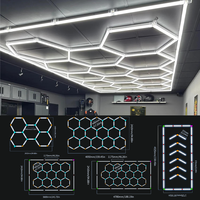 Tax excluded, add at checkout if applicable ; Extra 1% off with coins Garage Lights Hexagon Lamp 110-240V LED Tube Honeycomb Bar