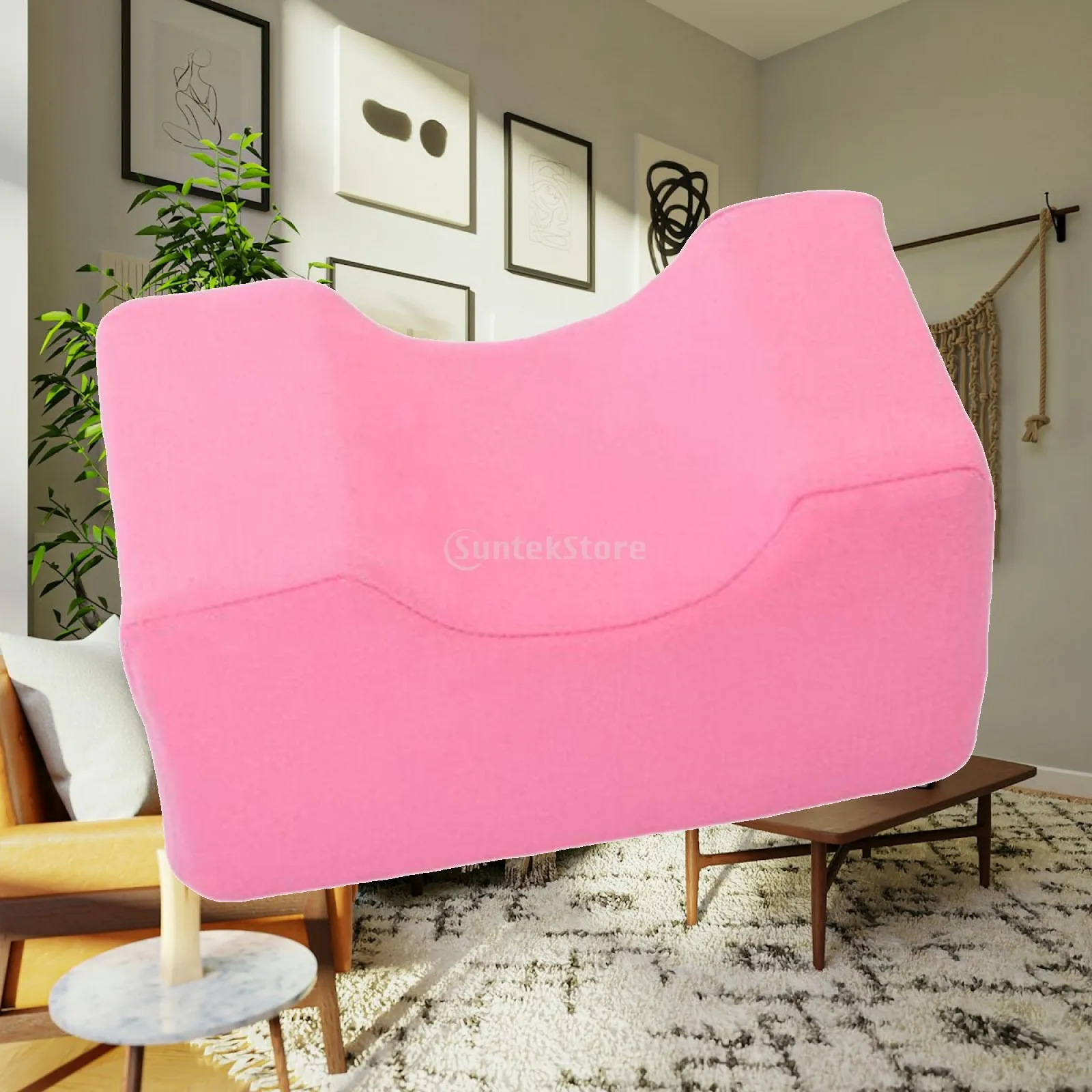 Leg Rest Elevated Pillow for Sleeping Foot Cushion with Zipper Cover for Pressure Sore Prevention Ankle Support Pad
