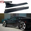 McLaren 650S 675L 탄소 섬유 자동차 사이드 범퍼 사이드 스커트 스플리터 스포일러 자동차 액세서리 바디 키트 1