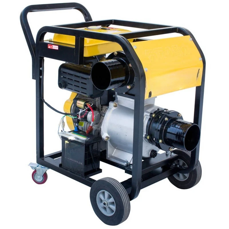 Mobile machine water pump large flow 180m ³/h self-priming flood control pump