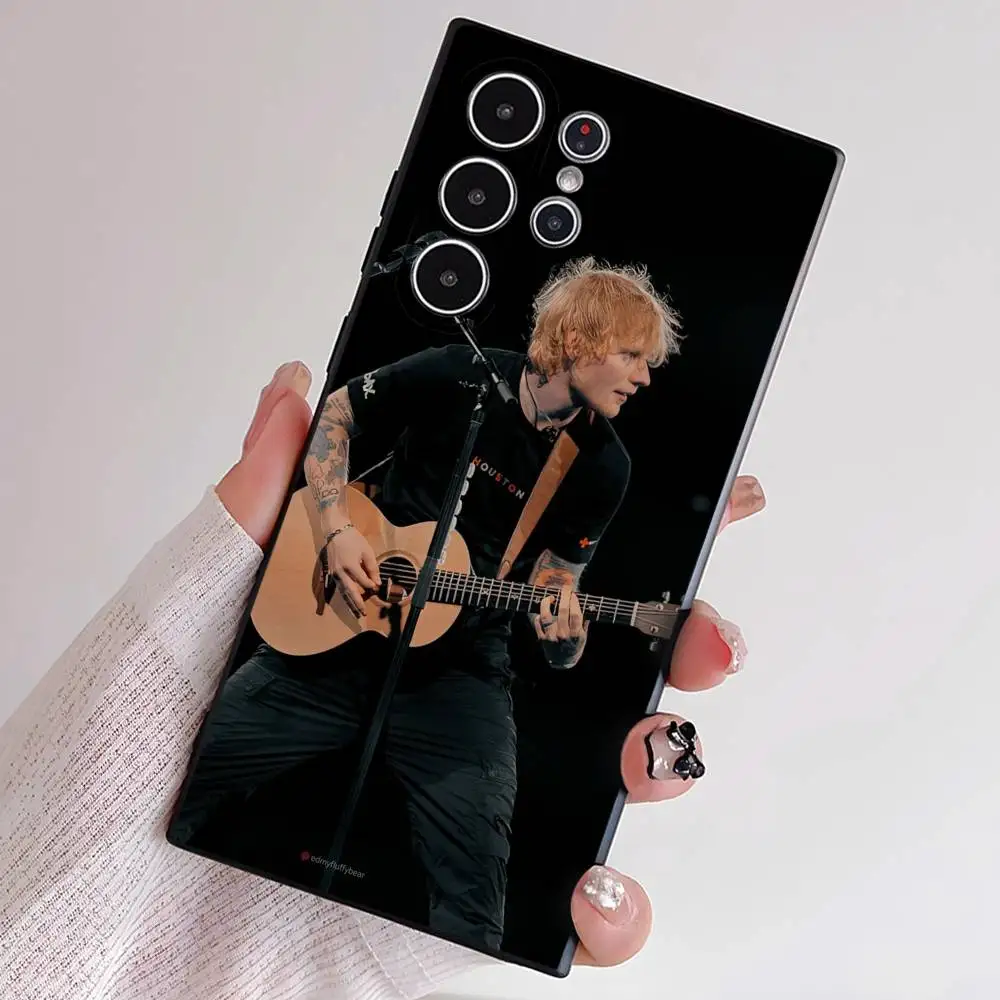 E-Ed Sheeran UK Singer Phone Case For Phone S Series S21 S22 S23 S24 S25 FE Plus Ultra TPU Soft To Skin-friendly Case