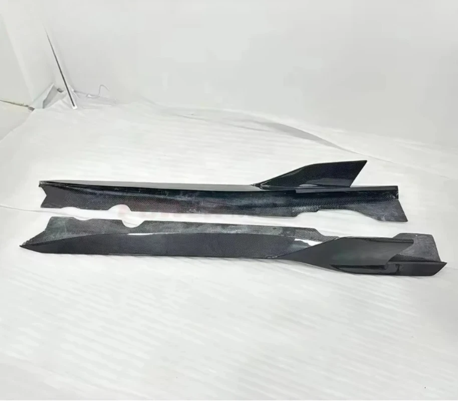 Precision-fit FORChevrolet Corvette C8 Carbon Fiber A-D Style Body Kit Side Skirts Bumper