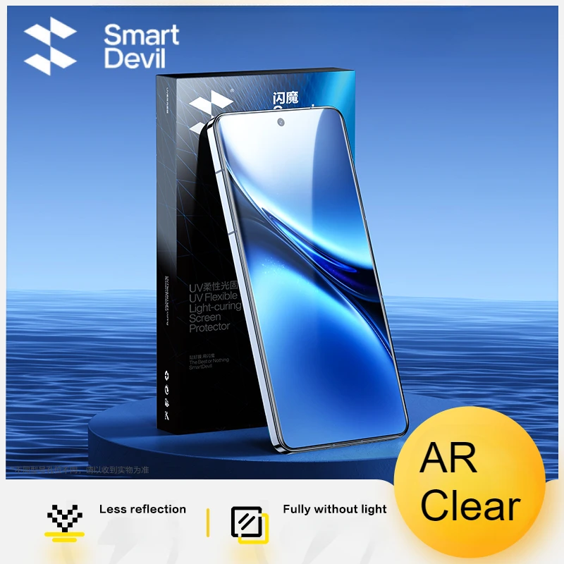 SmartDevil UV Anti-reflection Screen Protector Soft Film for VIVO X200 Pro X200 Ultra Dustproof Quatumn Film Anti-fingerprint