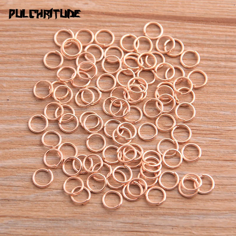 100pcs 2020 New Product 6mm 7 Color Open Ring For DIY Necklace Bracelet Chain Fashion Jewelry Making Findings