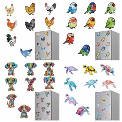 8pcs/Set DIY Animals Diamond Art Magnets for Refrigerator Diamond Painting Fridge Magnets Diamond Painting Refrigerator Magnets